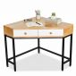 Bàn làm việc góc tường có ngăn kéo 80x80cm gỗ cao su CD68022