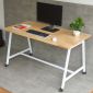 Bàn làm việc di động 140x70cm gỗ cao su chân sắt FOS016