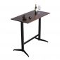 Bàn bar chữ nhật 120x60cm chân sắt sơn tĩnh điện BB023