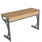 Bàn Học Sinh Gỗ Khung Sắt Lắp Ráp TK216