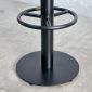 Bàn bar tròn mặt đá 60cm chân sắt có gác chân BB026