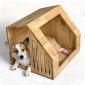 Nhà dành cho thú cưng bằng gỗ cao su NTC001