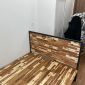 Giường ngủ gỗ tràm khung sắt lắp ráp GN68047