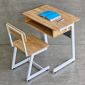 Combo bộ bàn ghế học sinh chân sắt chữ C BGHS006
