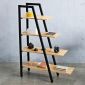 Kệ sách trang trí A-SHELF gỗ cao su khung sắt KTB68030