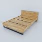 GN68005 - Giường ngủ Ferro viền gỗ - 200x160x35 (cm)