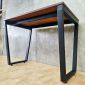 Bàn làm việc 100x60cm Trapeze Concept lắp ráp HBTC001