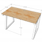 HBTH004 - Bàn làm việc 120x70 Trapeze II Concept lắp ráp