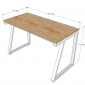 HBTH006 - Bàn làm việc 140x80 Trapeze II Concept lắp ráp