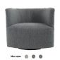Ghế sofa xoay CLUB bọc nệm vải BOUCLÉ GSD68080