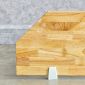 Vách ngăn bàn làm viêc 110x30cm gỗ cao su dày 12mm  VNB002