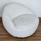 Ghế sofa xoay ELEGA bọc vải BOUCLÉ trắng xám GSD68082