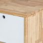 Tủ cá nhân 2 ngăn kéo 40x60x54cm gỗ cao su TCN68046