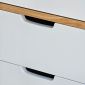 Tủ ngăn kéo di động 80x35x70cm gỗ cao su KTB68157