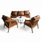 Combo bộ bàn ghế sofa phòng khách Kana gỗ Ash CBSF68053