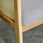 Ghế sofa băng Harvey 1m8 gỗ Ash lưới mây bọc vải SFB68090