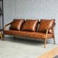 Sofa băng Kana khung gỗ Ash nệm simili SFB68067