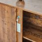 Tủ trang trí cửa lùa 120x37x80cm gỗ cao su KTB68177