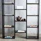 Kệ sách đứng 100x25x160cm gỗ cao su KS68243