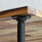 Bàn làm việc 120x60cm gỗ tràm chân ống nước chữ X HBON013