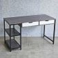 Bàn làm việc chân kệ có ngăn kéo 120x60cm gỗ cao su BD68117