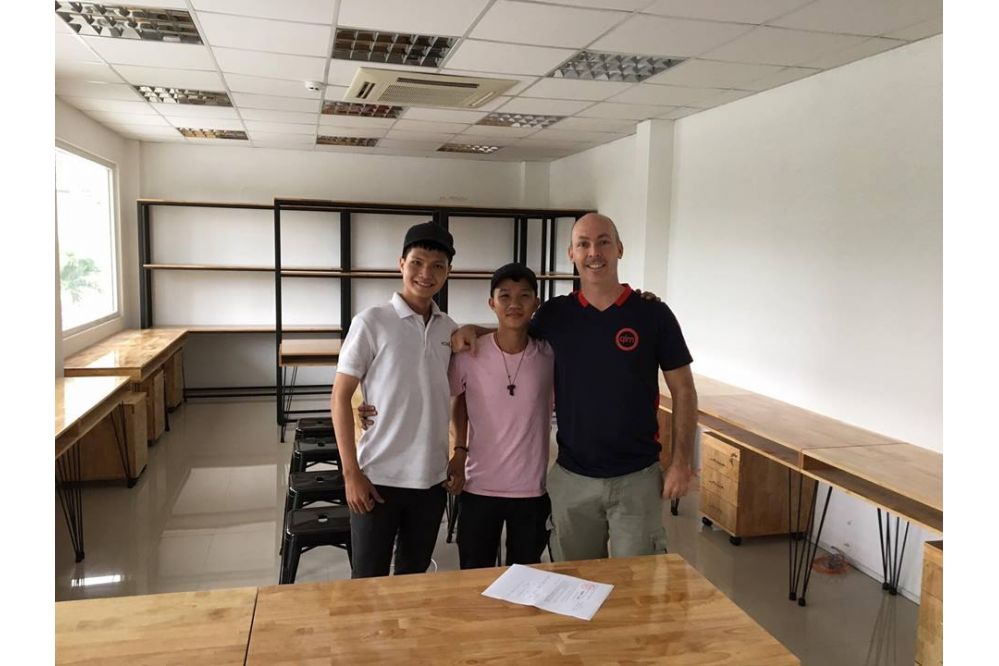 Dự án công ty Hoàng Hà với bàn Bookdesk và tủ cá nhân