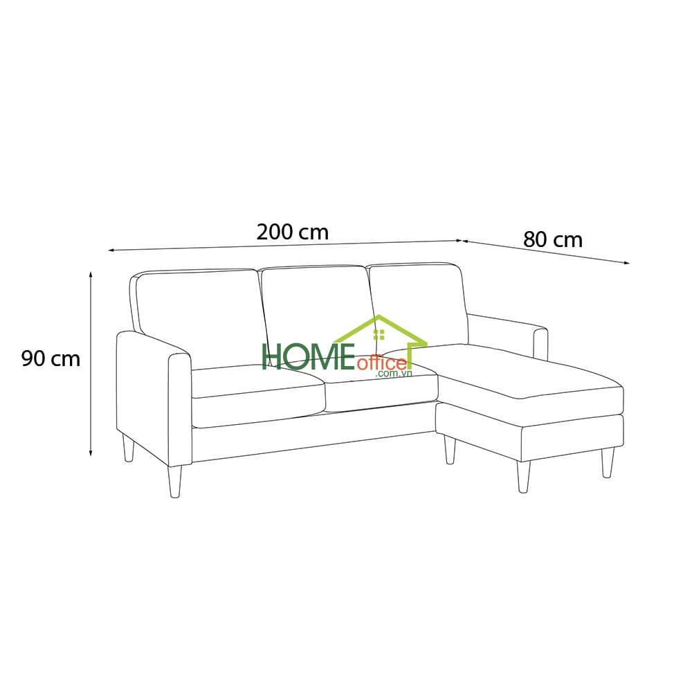 Ghế sofa góc chữ L -SFL68004