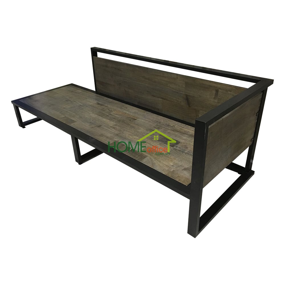 SFC68004 - Ghế sofa khung sắt gỗ (200x65x65cm) không gồm nệm