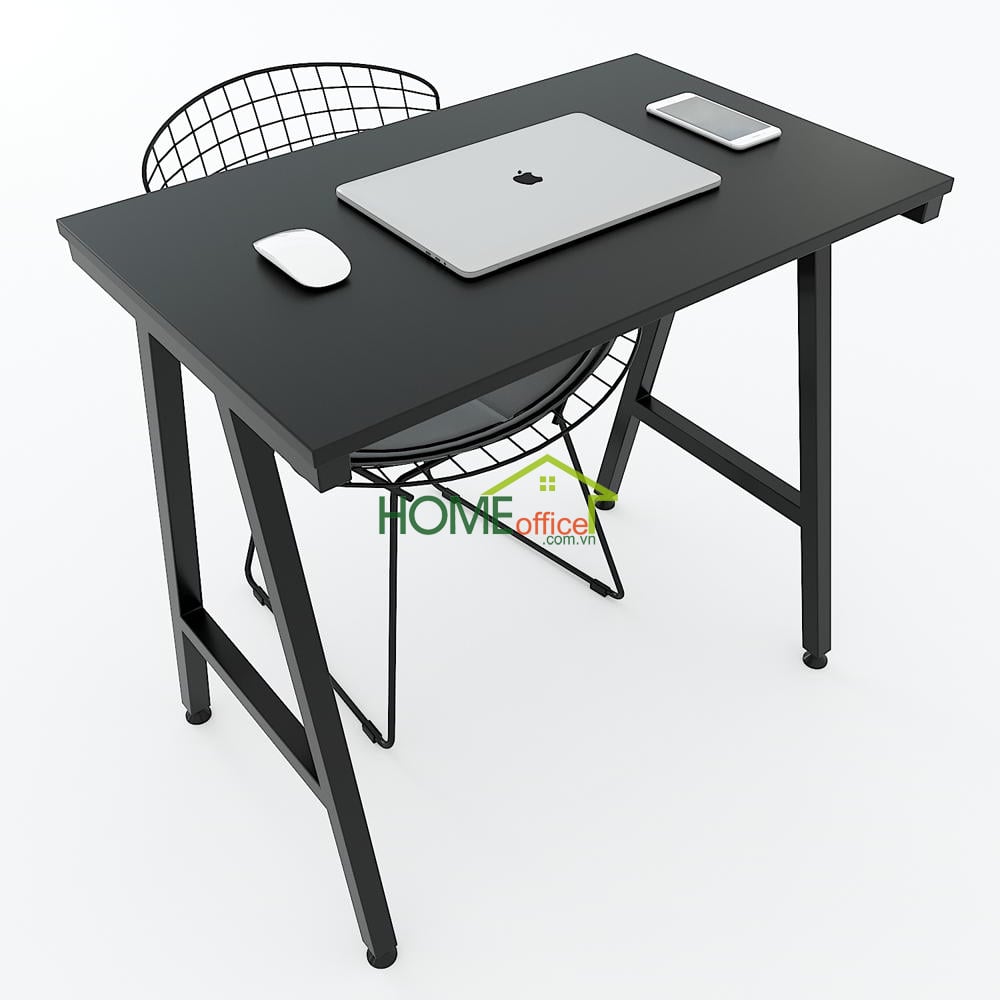Bàn Idesk IDE68011 kết hợp với ghế sắt tạo thành combo bàn ghế làm việc