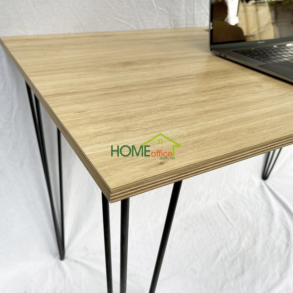 mặt bàn gỗ plywood phủ melamin vân sồi