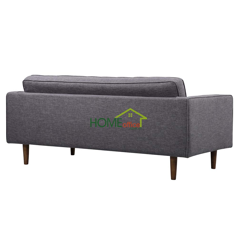 sofa băng bọc vải màu xám