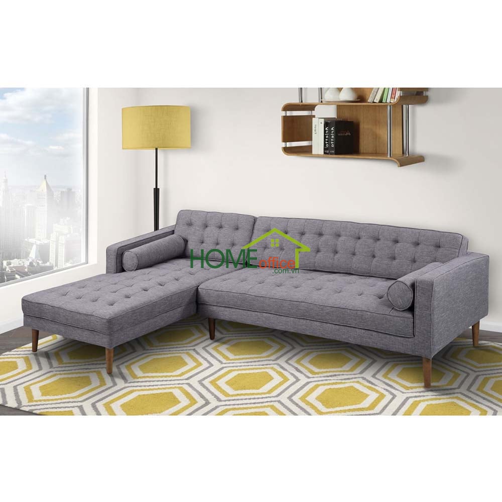 sofa góc L phòng khách kiểu dáng đơn giản