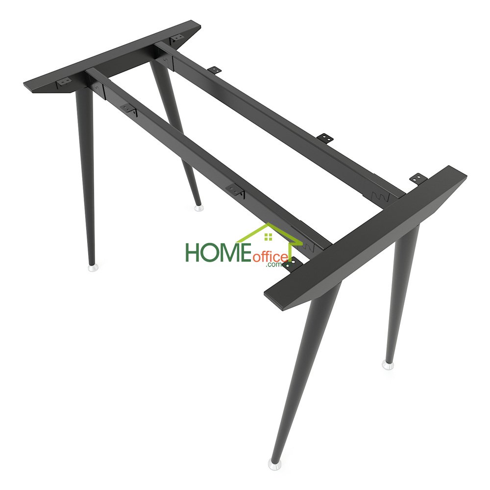 chân sắt côn cho bàn mặt gỗ kích thước 120x60cm