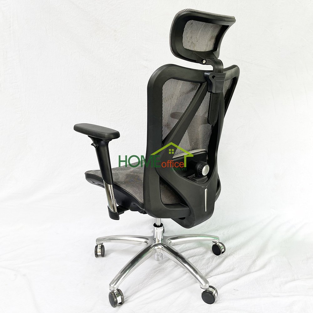 ghế ergonomic công thái học lưới màu xám