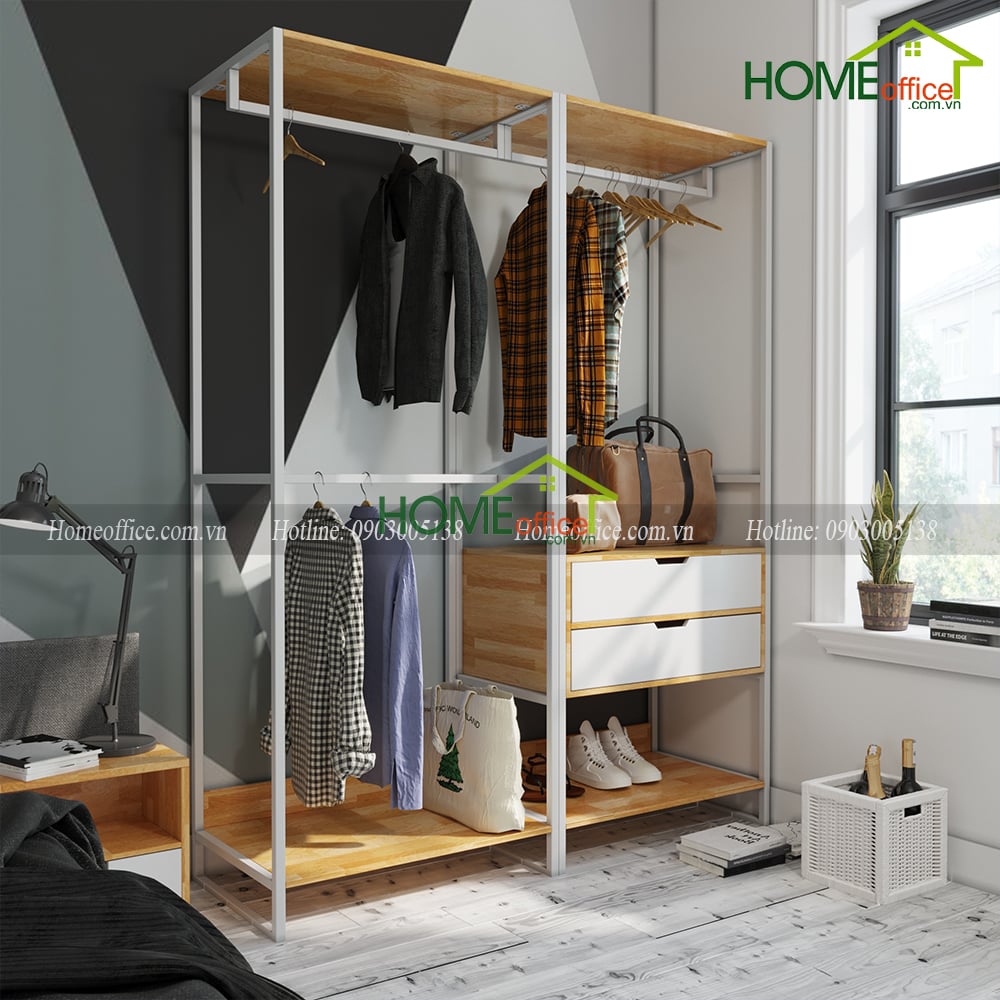 Tổng Hợp Nhiều Hơn 95 Tủ Quần Áo Gỗ Khung Sắt Tuyệt Vời Nhất - Nec