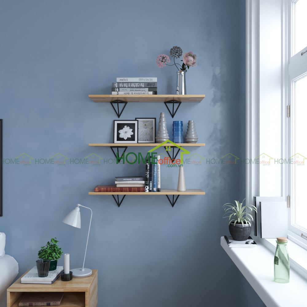 Kệ gỗ treo tường: Không gian nhỏ hẹp cũng có thể trở nên tiện nghi và hiện đại với những chiếc kệ gỗ treo tường nhỏ gọn. Xem ngay hình ảnh để tìm kiếm ý tưởng trang trí cho không gian của bạn.