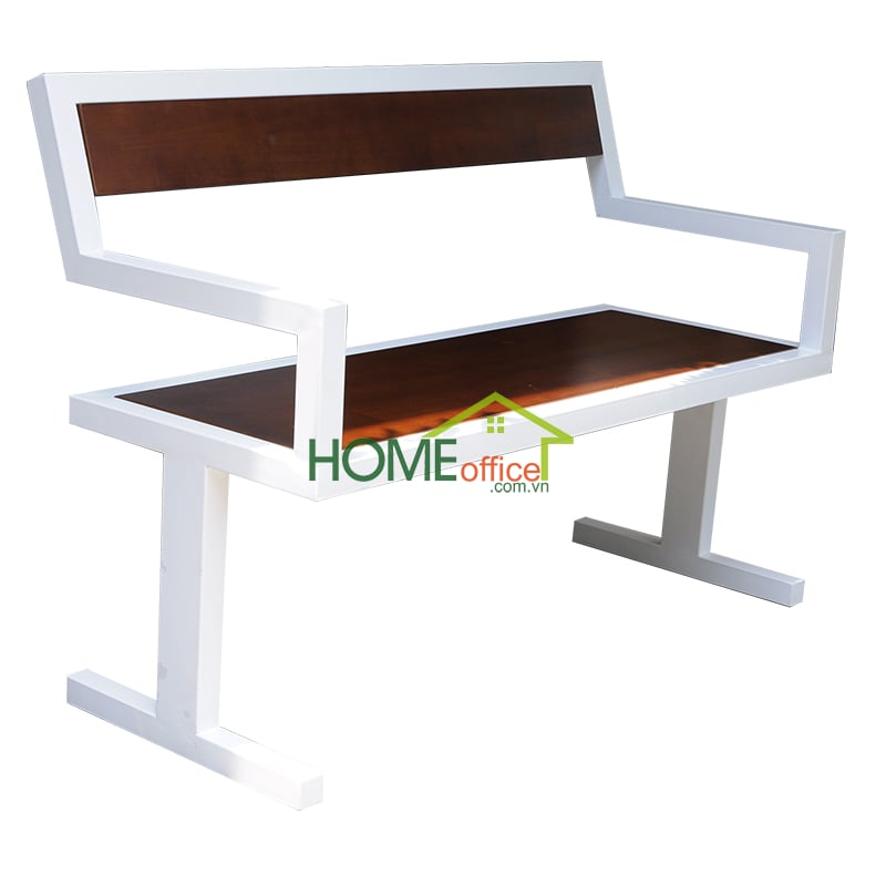 Ghế băng SAHO 120cm sắt sơn trắng có tựa lưng GA68008 Ghế Băng Saho 120Cm Sắt Sơn Trắng Có Tựa Lưng Ga68008